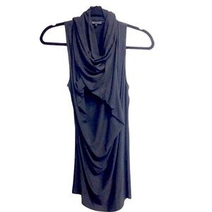 Theory Drapey Slinky Sleeveless Blouse Tank
Top Black XS